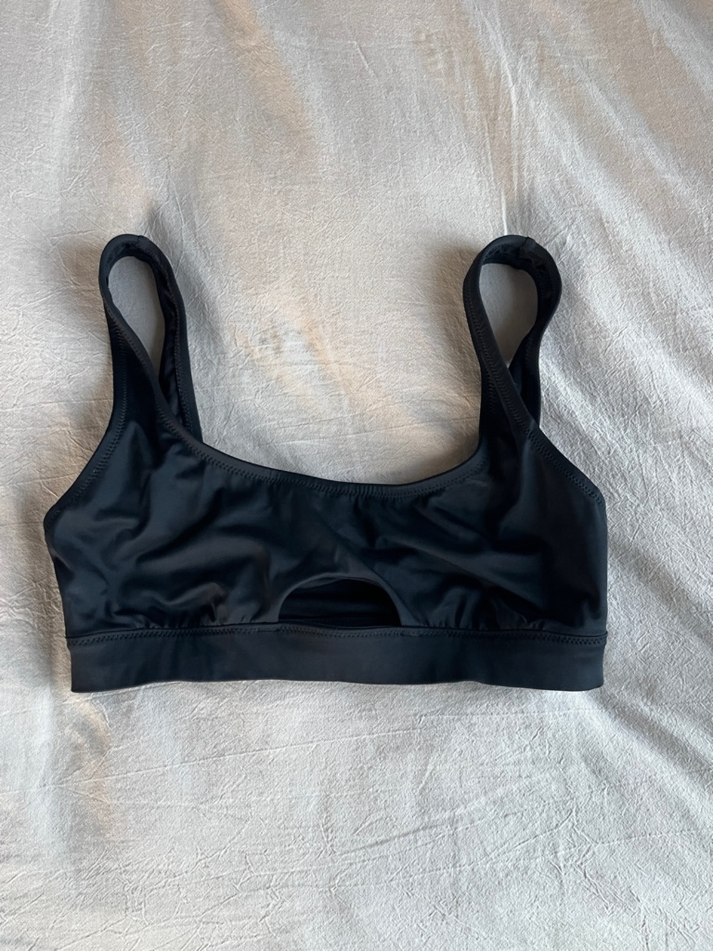 Billabong Black Cutout Bralette Top - small